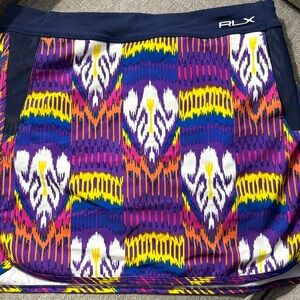 RLX Ralph Lauren Multicolor Patterned Skort